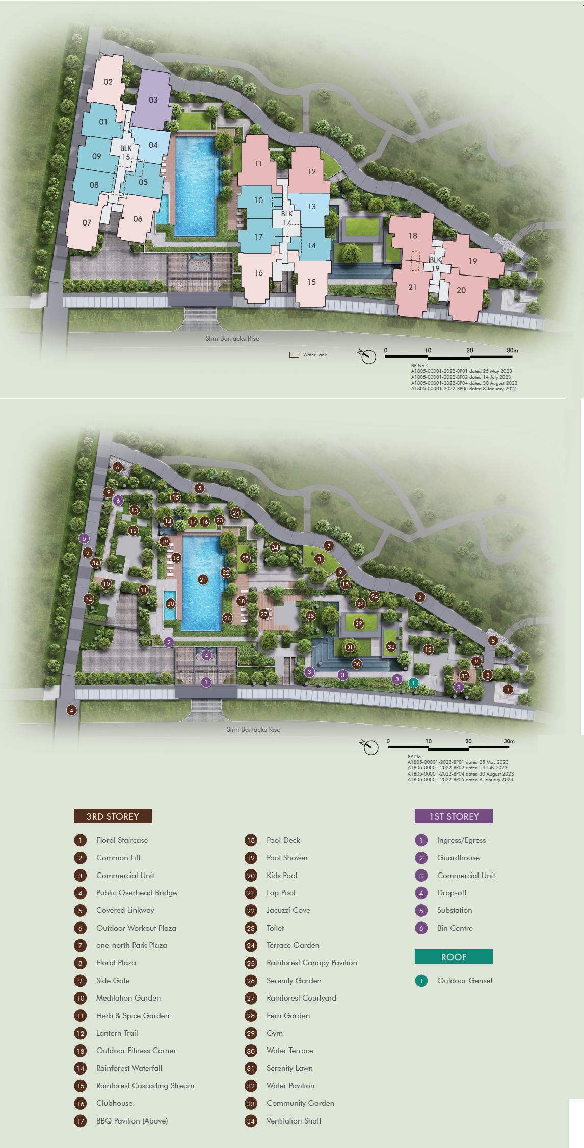 The Hill @ One North Site Plan