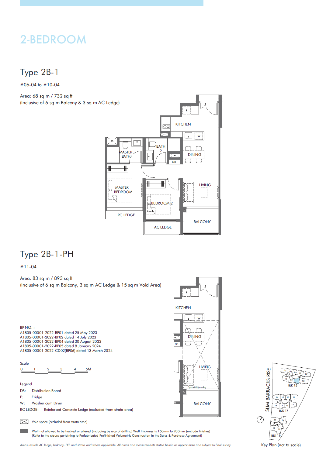 The Hill @ One North 2 Bedroom Floor Plan 2