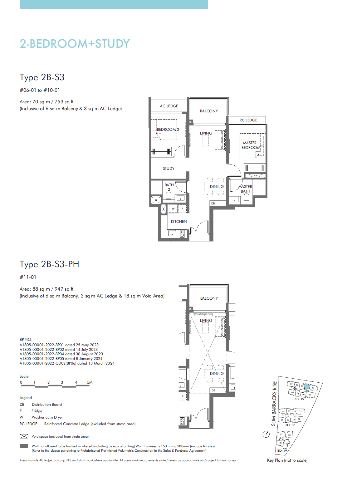 The Hill @ One North 2 Bedroom Floor Plan 11