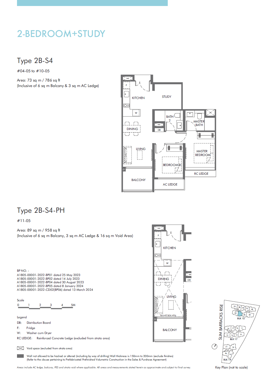 The Hill @ One North 2 Bedroom Floor Plan 13