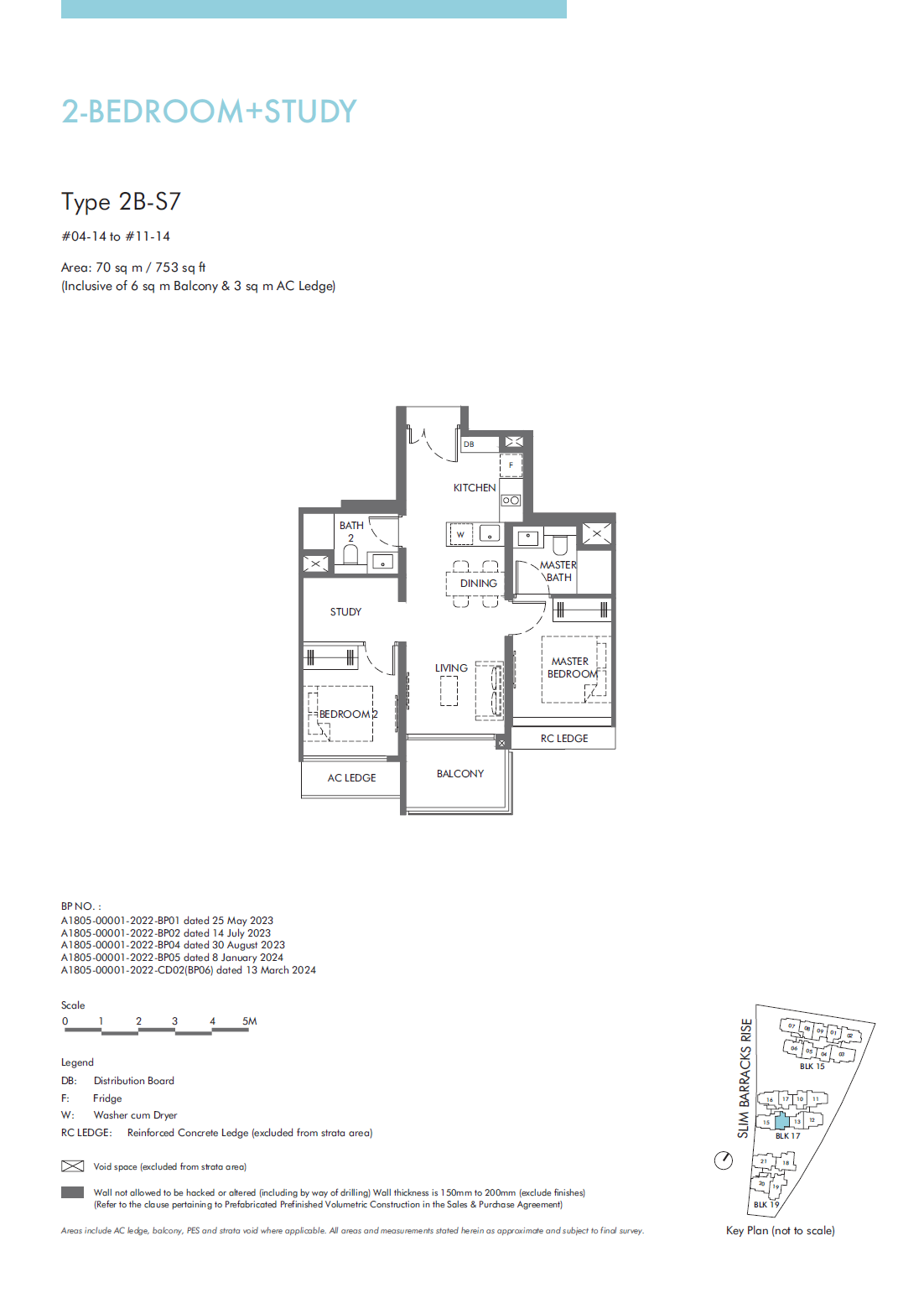 The Hill @ One North 2 Bedroom Floor Plan 20